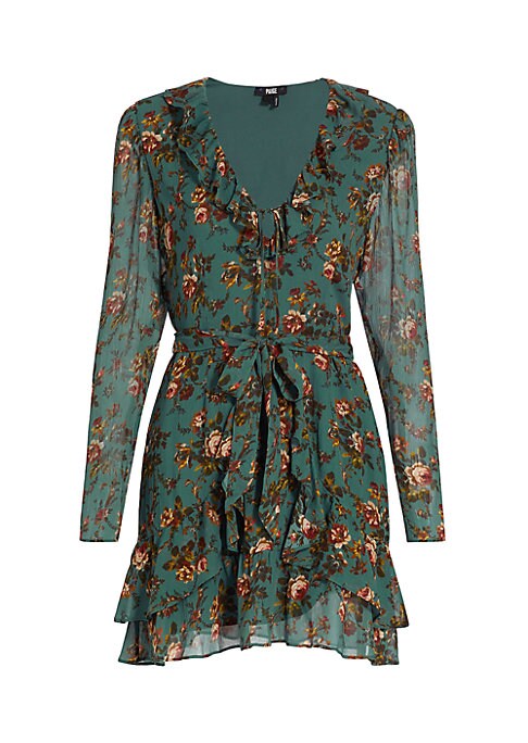 Floral Ruffle Mini Dress