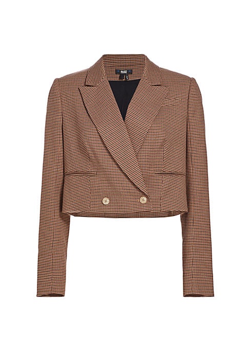 Chic Houndstooth Blazer