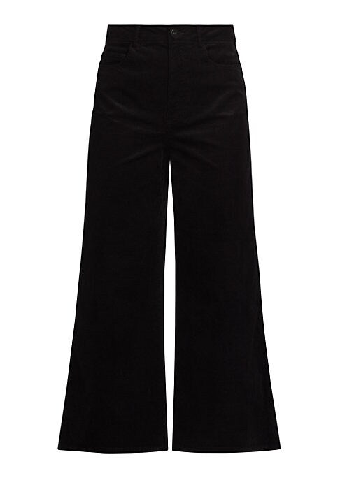 Cropped Vintage Wide-Leg Pants