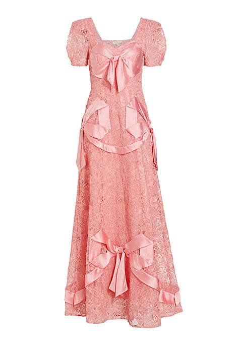 Embroidered Sweetheart Dress