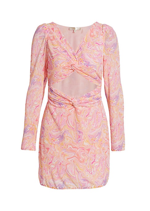 Marble Twist Mini Dress