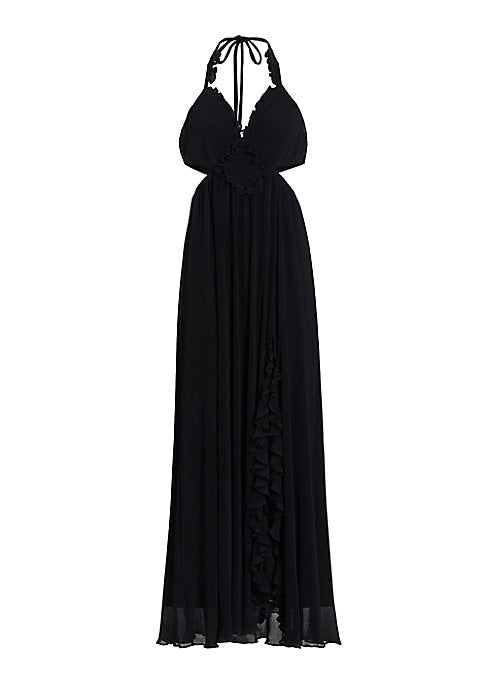 Chic Open-Back Maxi Dress