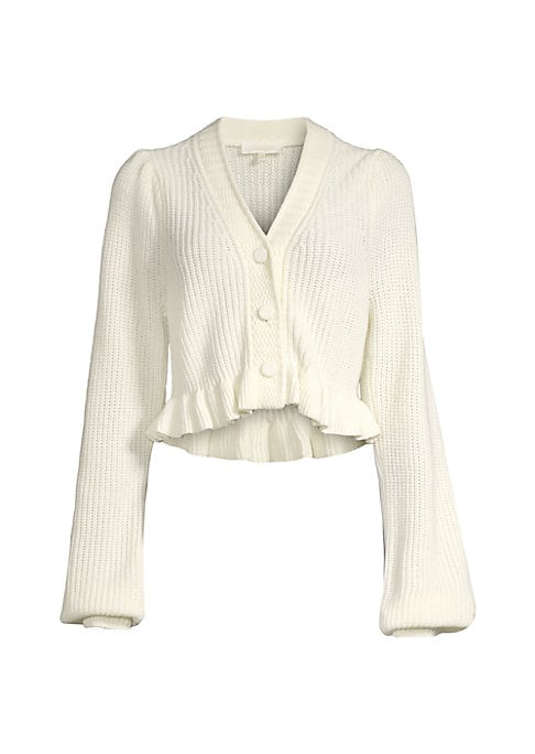 Chic Peplum Cardigan