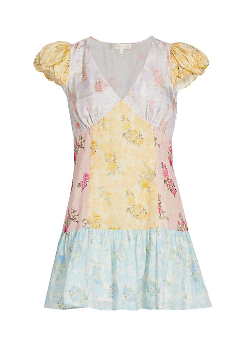 Floral Silk Shift Dress