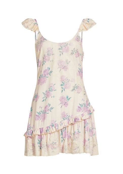 Romantic Ruffle Mini Dress