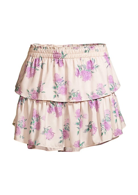 Tiered Cotton Skirt