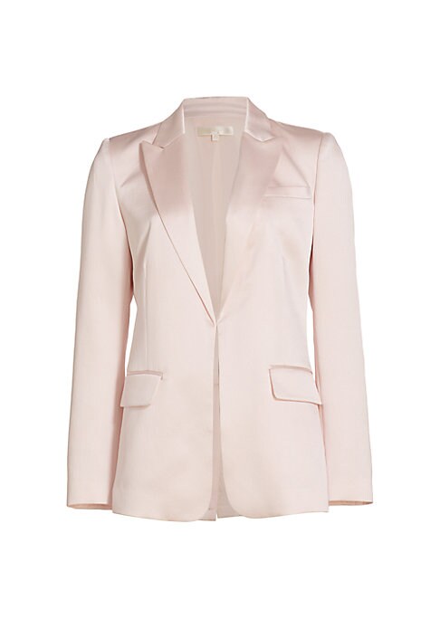 Elegant Silk Tailored Blazer