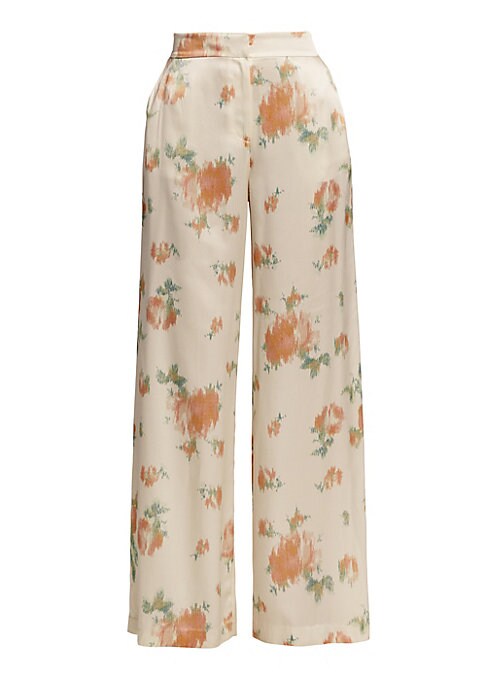 Chic Silk Wide Pants