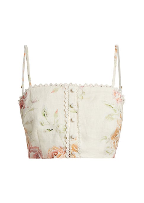 Floral Crochet Crop Top