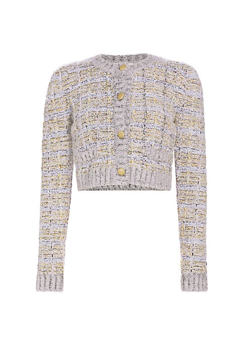 Metallic Textured Cardigan