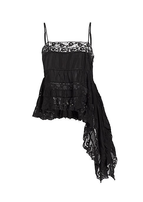 Floral Lace Silk Top