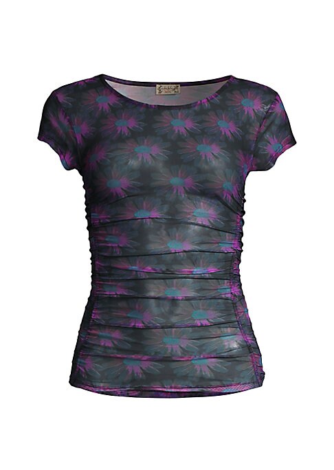 Floral Mesh Delight Top