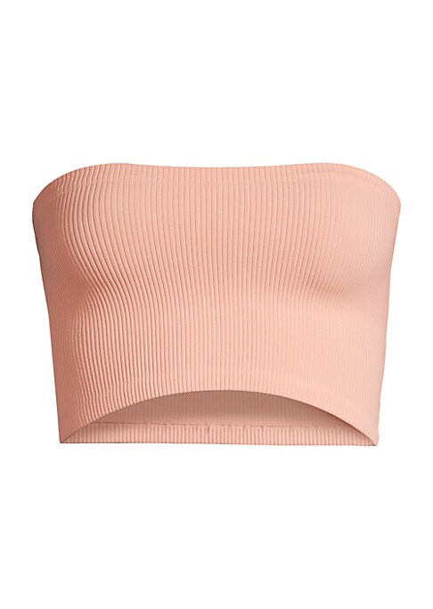 Ribbed Strapless Bralette