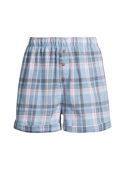 Plaid Cotton Comfort Shorts