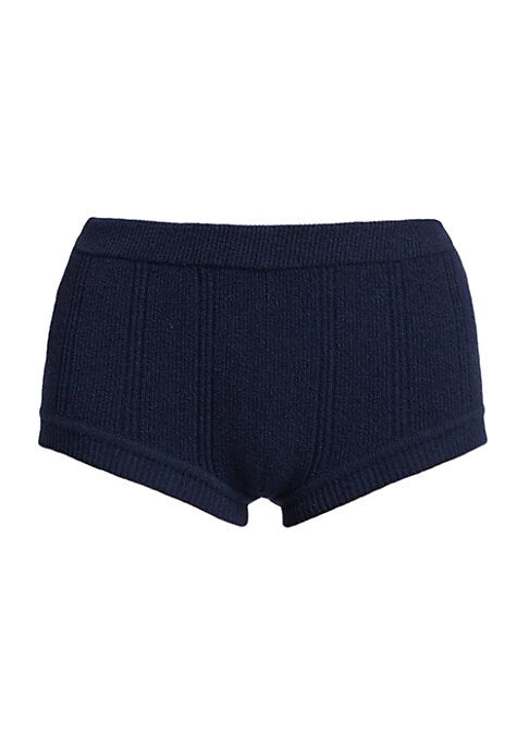 Ribbed Knit Beach Shorts