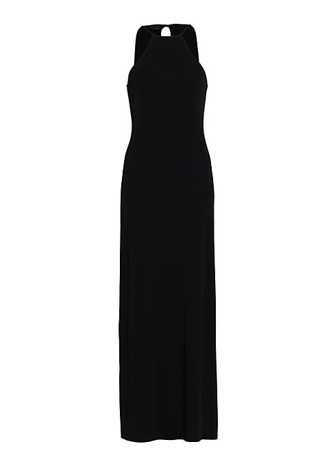 Elegant Halterneck Maxi Dress