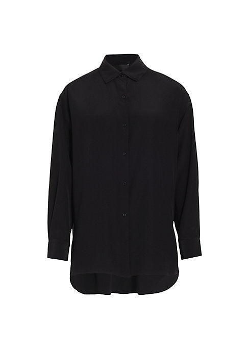 Elegant Silk Button-Up