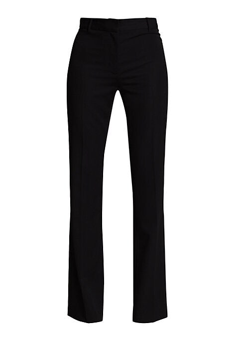 Flared Wool Trousers