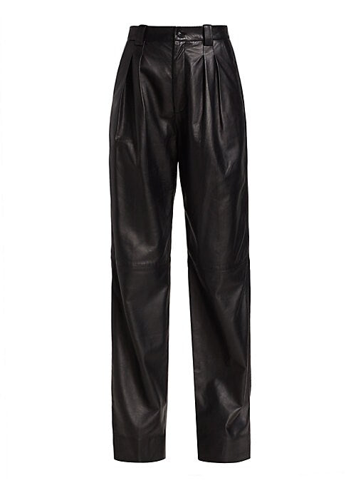 Leather Edge Pleats