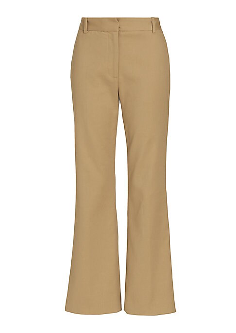 Wool Flare Trousers