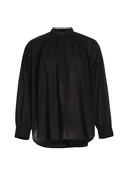 Dot Detail Cotton Top
