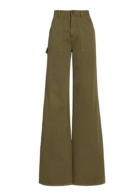 Cargo Chic Canvas Trousers