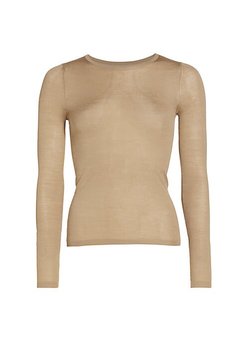 Silken Heathered Elegance Sweater