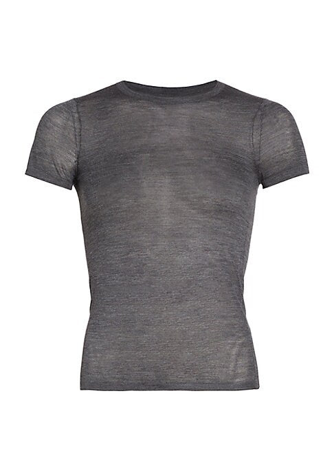 Silk Short-Sleeve Luxe Top