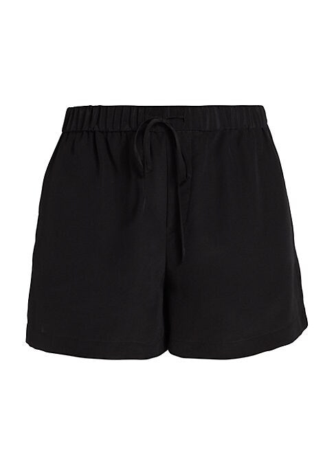 Luxe Silk Wide-Leg Shorts