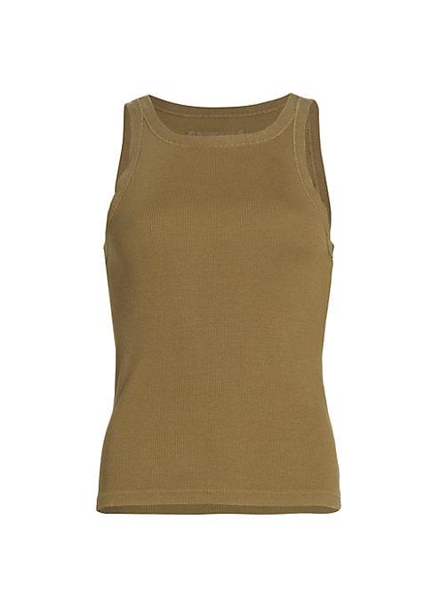 Ribbed Cotton Essential Tank