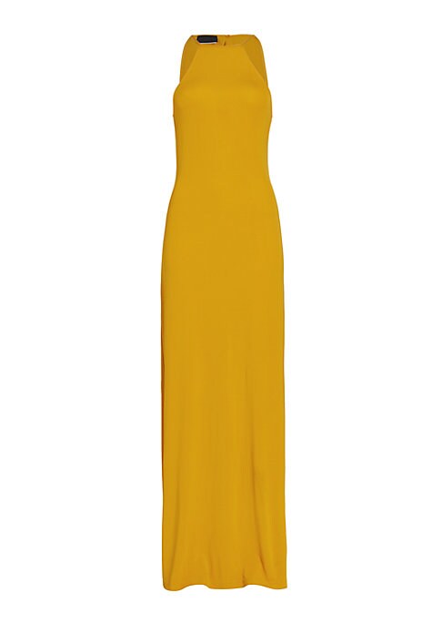 Elegant Halterneck Evening Dress