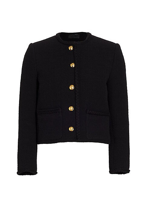 Chic Braided Crop Jacket