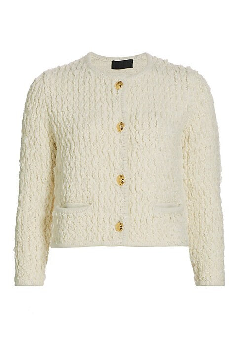 Chic Cropped Wool Jacket