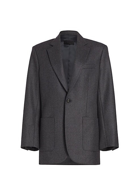 Chic Wool Oversized Blazer