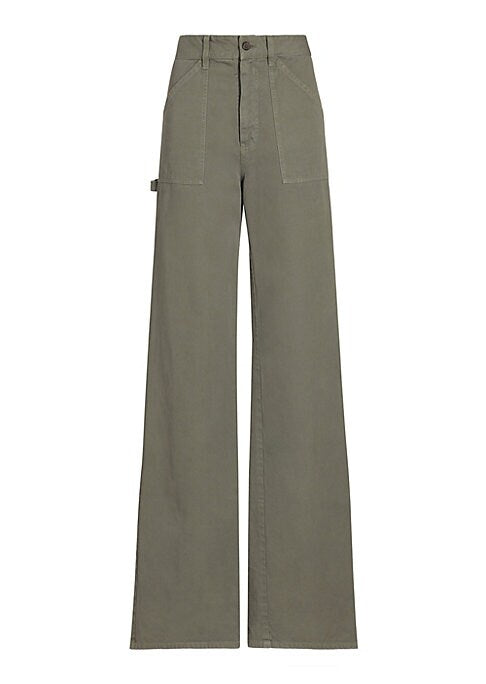 Cargo Chic Canvas Trousers