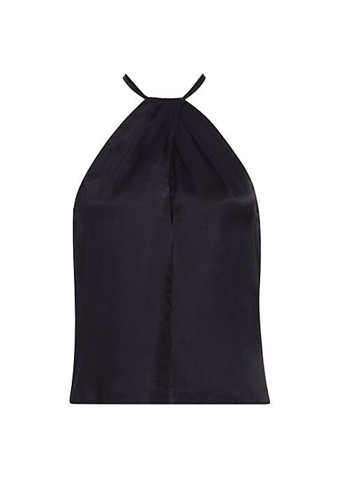 Silk Chic Halter Top