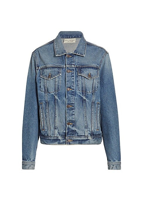 Tailored Denim Statement Jacket