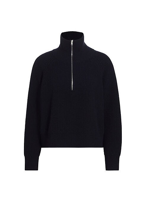 Casual Cashmere Zip Sweater