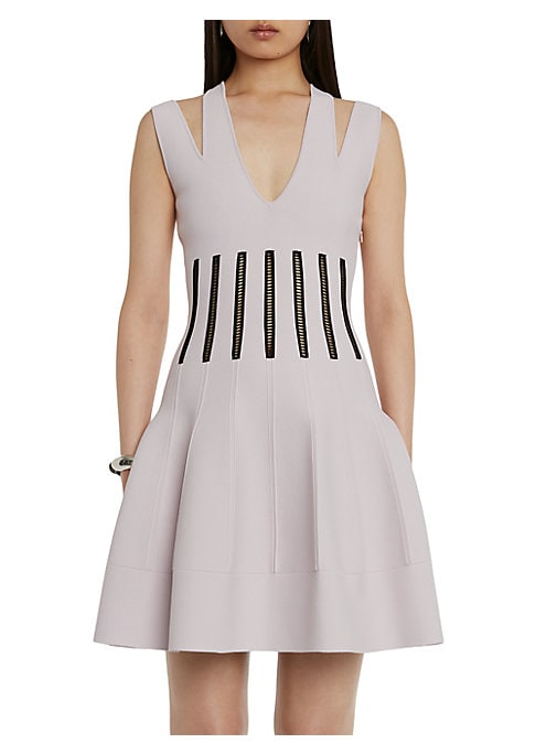 Corset-Style Flare Dress