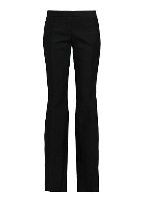 Chic Wool Straight-Leg Pants