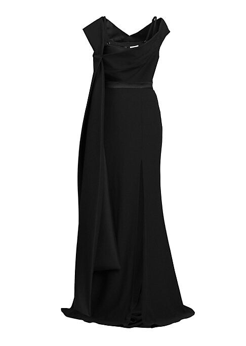 Draped Elegance Gown