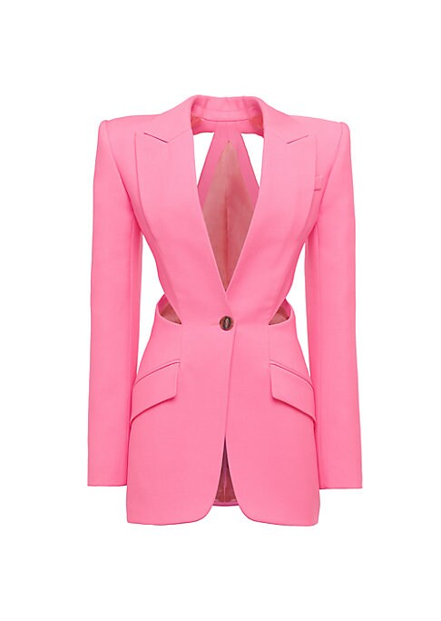 Wooly Cut-Out Blazer