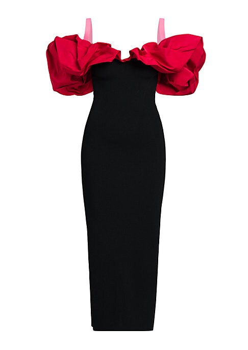 Ruffled Elegance Maxi Dress