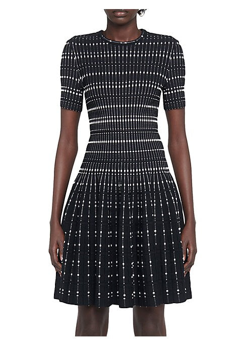 Polka Dot Flare Dress