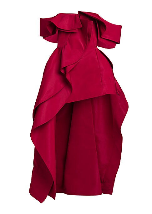 Dramatic Ruffle Elegance