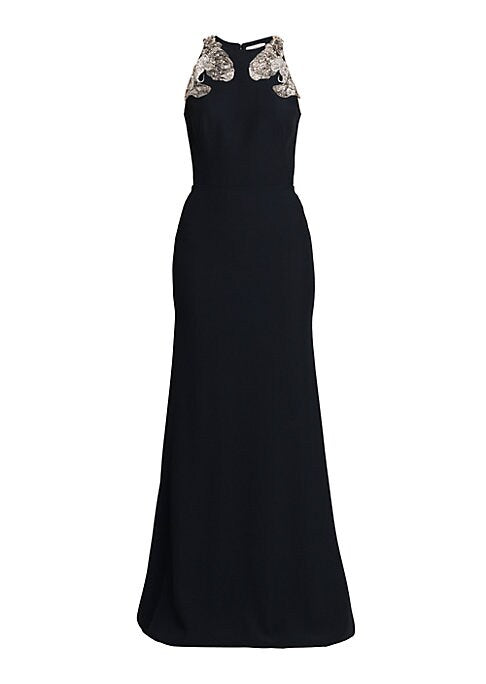 Beaded Elegance Gown