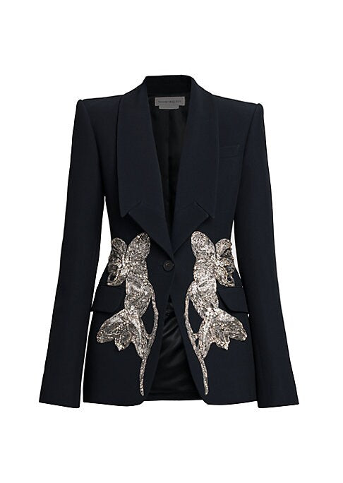 Beaded Tailored Blazer