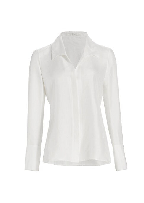 Lustrous Silk Wing Top
