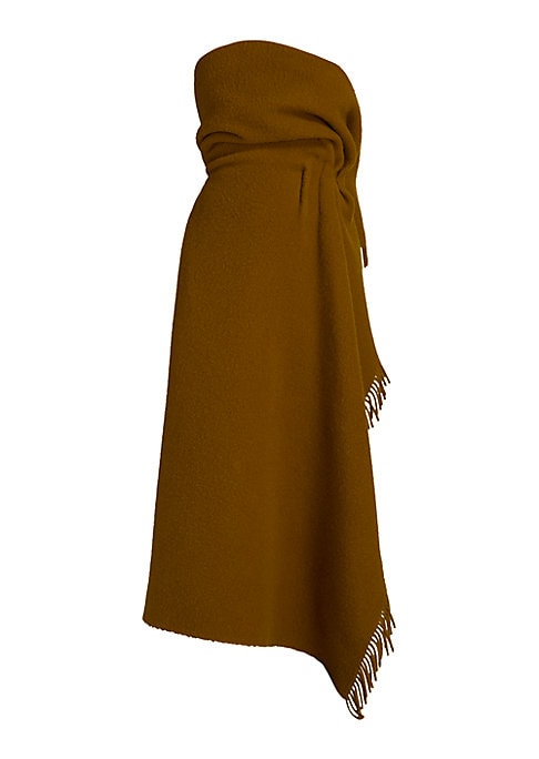 Fringe Wrap Knit Dress