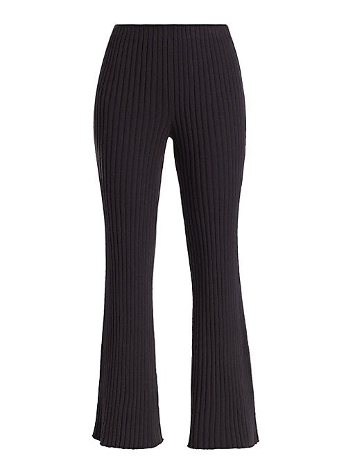 Cashmere Flare Knit Trousers